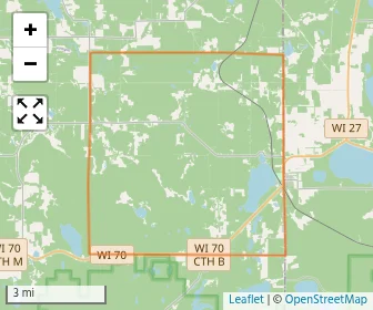 Area schools map